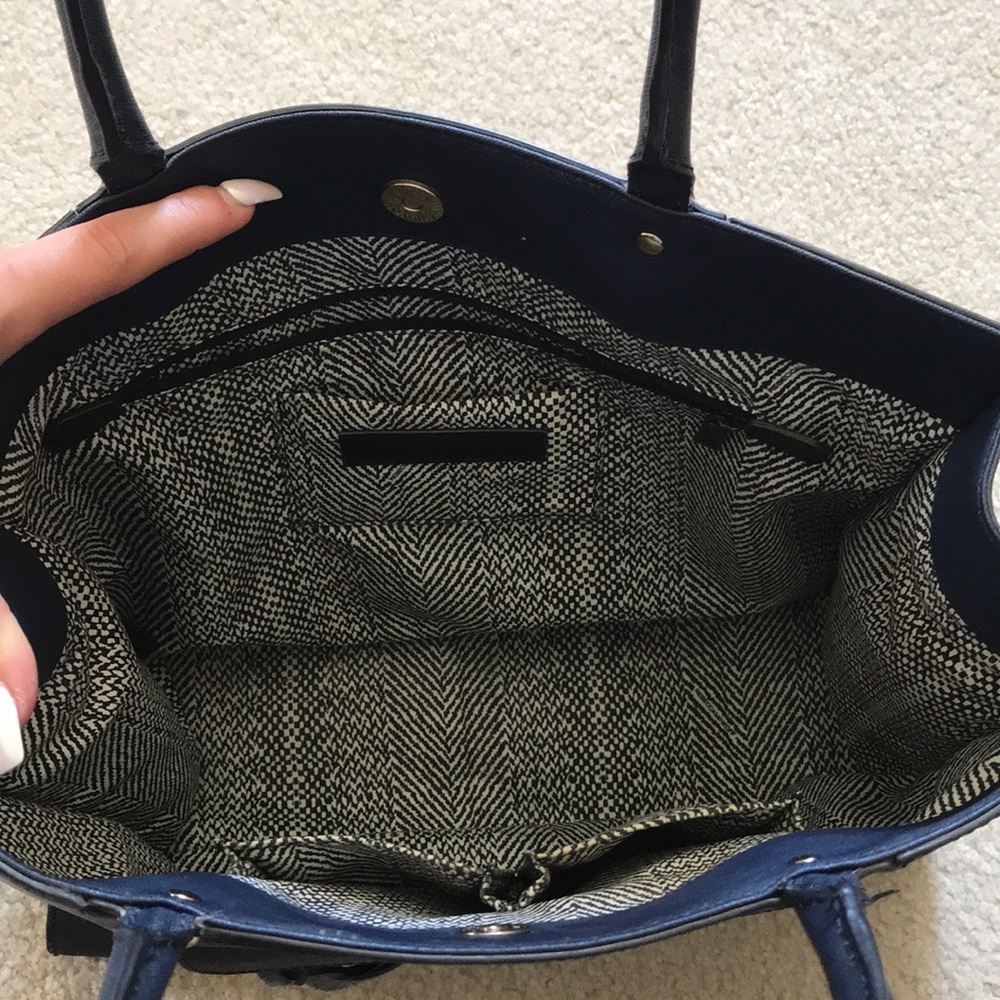 Rebecca Minkoff Mab navy tote - Picture 3 of 6